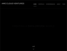 Tablet Screenshot of amecloudventures.com